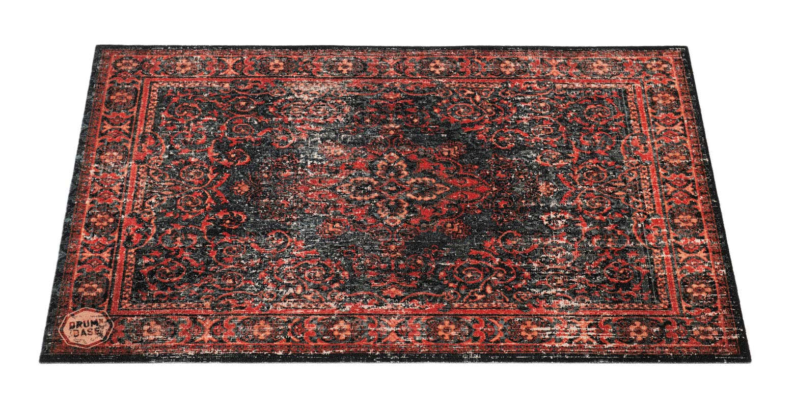 Tappeto Vintage Persian 1.30 X 0.90M Antiscivolo - Nero Rosso