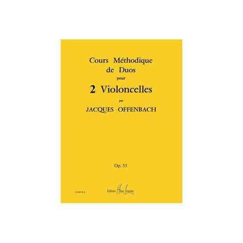 Offen - Cours, duetti per violoncelli Op.53 - 2 violoncelli