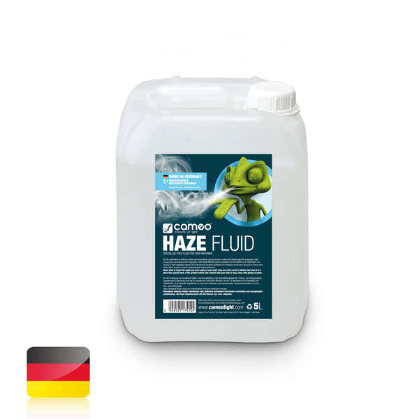 Cameo HAZE FLUID 5L - LIQUIDO NEBBIA PER FUMI FINI E LUNGA DURATA - OIL FREE - 5 L