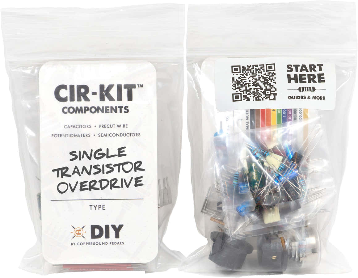Cir-Kit sacchetto di componenti Overdrive a singolo transistor
