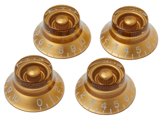 Pezzi Di Ricambio Manopole Top Hat Dorate Confezione Da 4