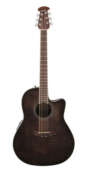 Chitarre Elettroacustiche Celebrity Standard Plus Mid Cutaway Transparent Blackburst Flame