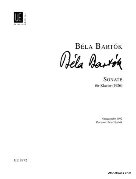 Bartok Bela - Sonata per pianoforte