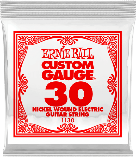 Ernie Ball .030 NICKEL WOUND ELECTRIC GUITAR STRINGS
