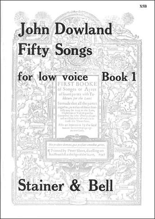 Dowland John - 50 canzoni Vol.1 - Voce grave e pianoforte