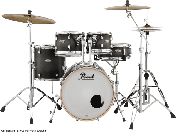 Pearl Decade Maple Stage 22 Nero satinato Burst