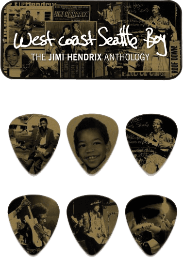 6 x Jimi Hendrix West Coast Boy Heavy Scatola