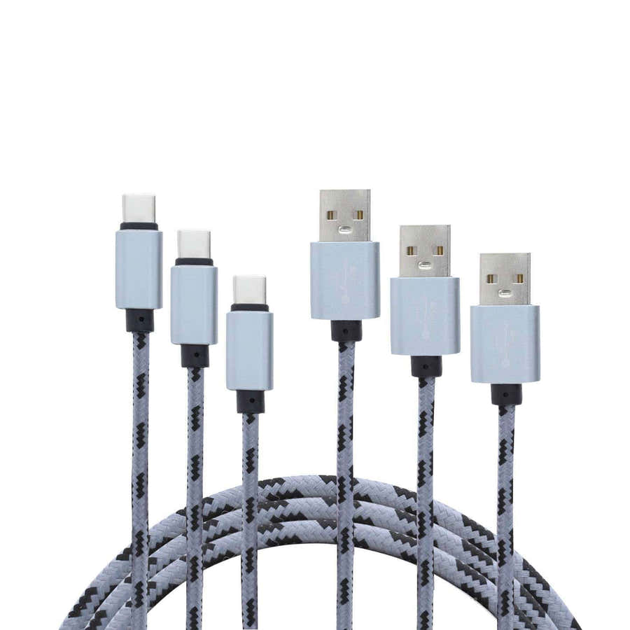 USBA-miUSB Pa - Confezione 3 cavi USB / Micro USB BL