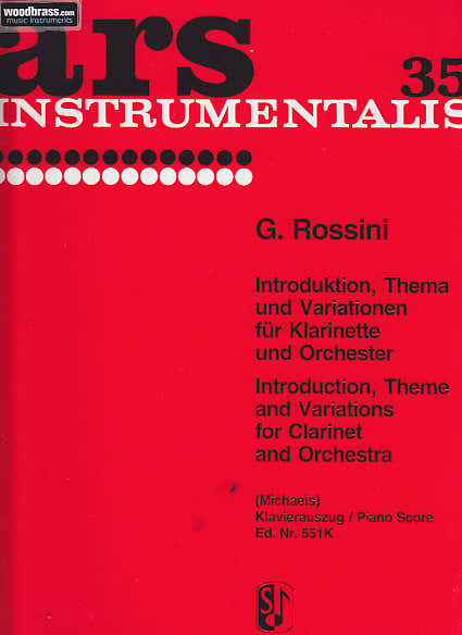 Ini Gioacchino - Introduzione, tema e variazioni - Clarinetto & Pianoforte