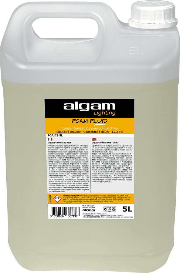 Liquido schiumogeno concentrato da diluire ECO 4% 5L