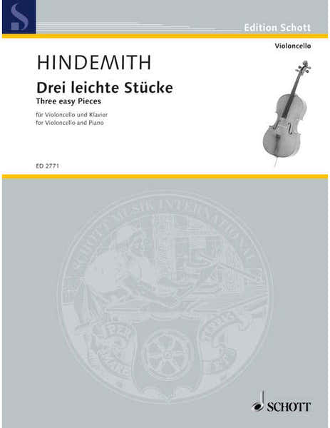 Hindemith - Trois Morceaux Faciles - Violoncelle et Piano