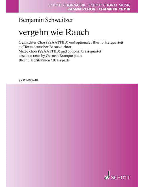 Schweitzer B. - Vergehn Wie Rauch - Voce
