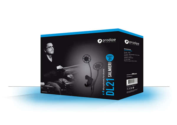 Prodipe DL21 Salmieri Drums - Pack da 4 microfoni
