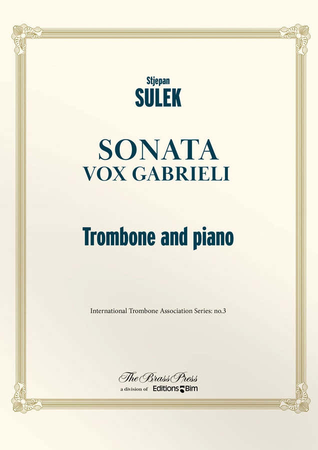 Sulek S. - Sonata - Trombone & Piano