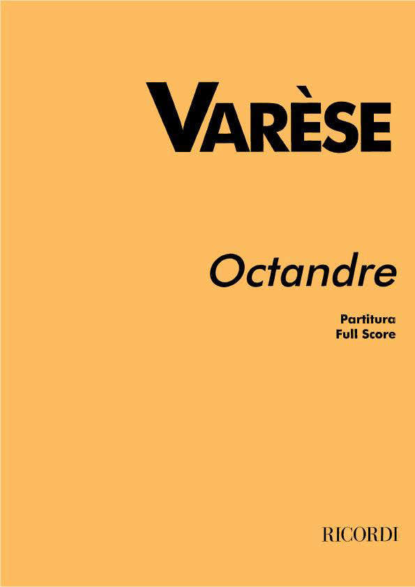 Varese Edgar - Octandre - Partitura completa