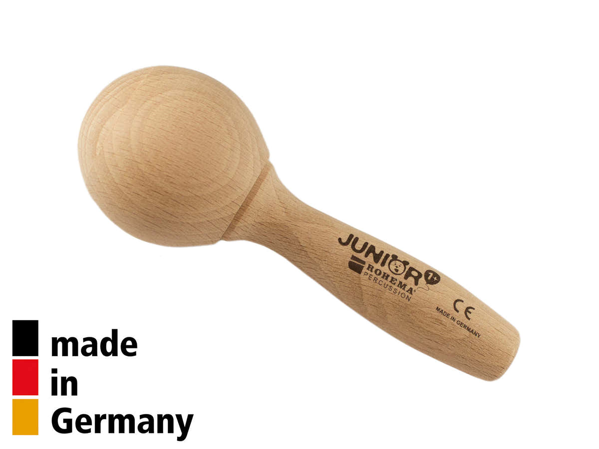 Mini Maracas Faggio 13CM - Finitura Naturale - 1+