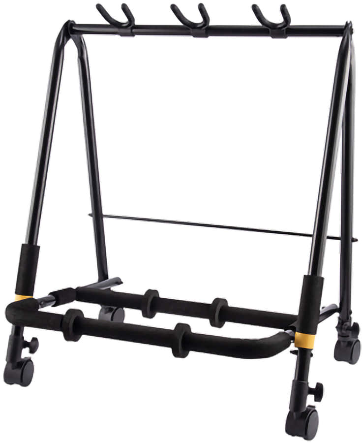 Rack per 3 chitarre con ruote