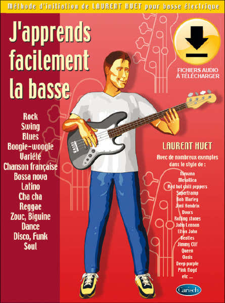 Huet Laurent - J'apprends Facilement La Basse + Audio