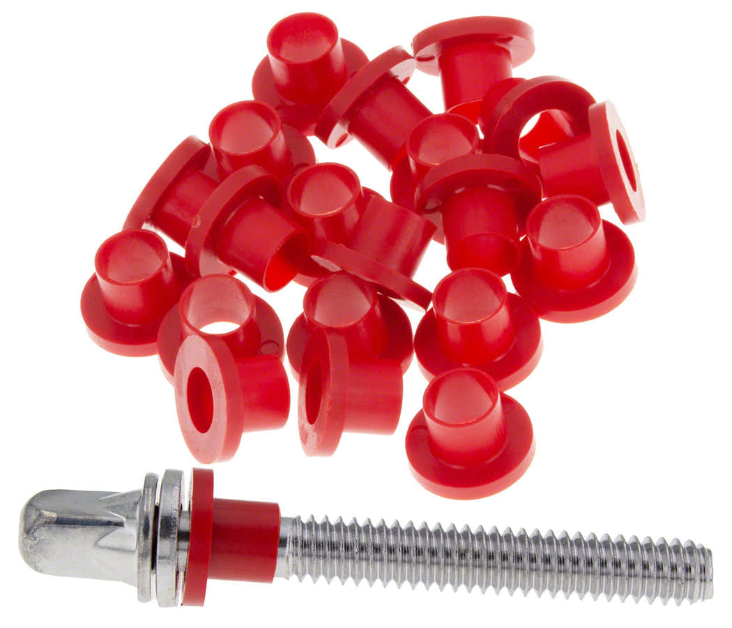 TRW20R - NYLON TENSION ROD WASHERS - RED (X20)