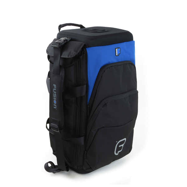 Fusion Bags Premium Black/Blue Triple Trumpet Case