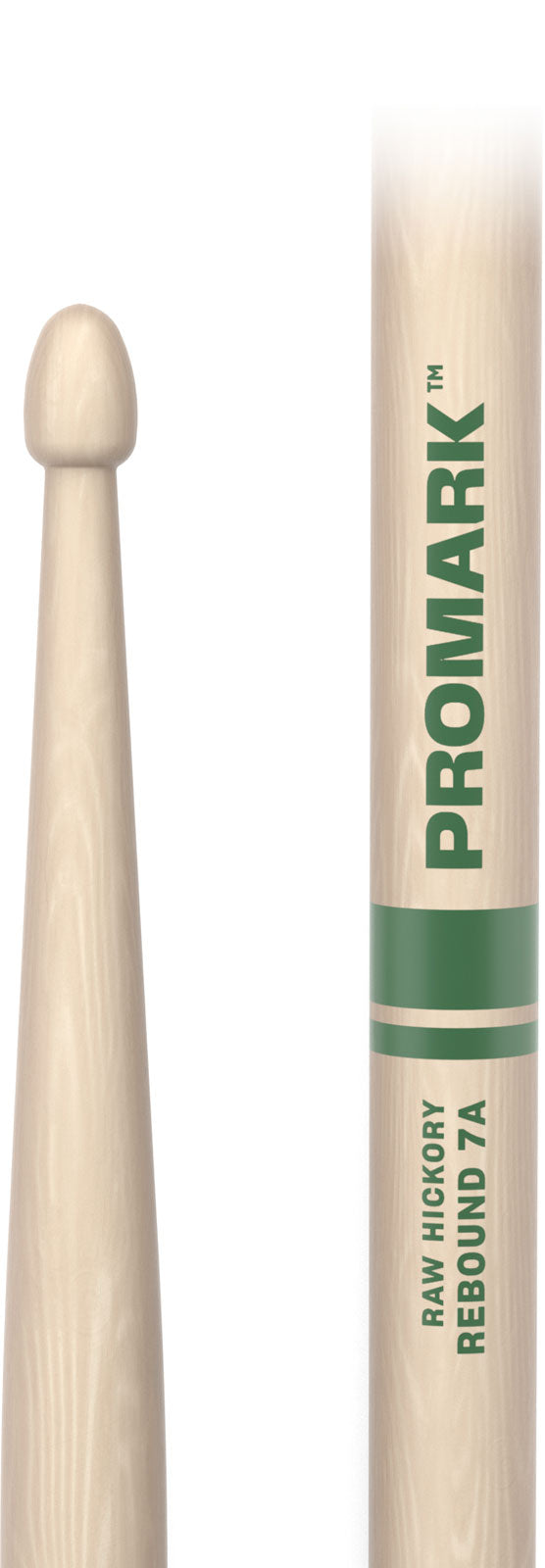 RBHR535AW - hickory con punta in legno a ghianda Rebound 7A Grezzo