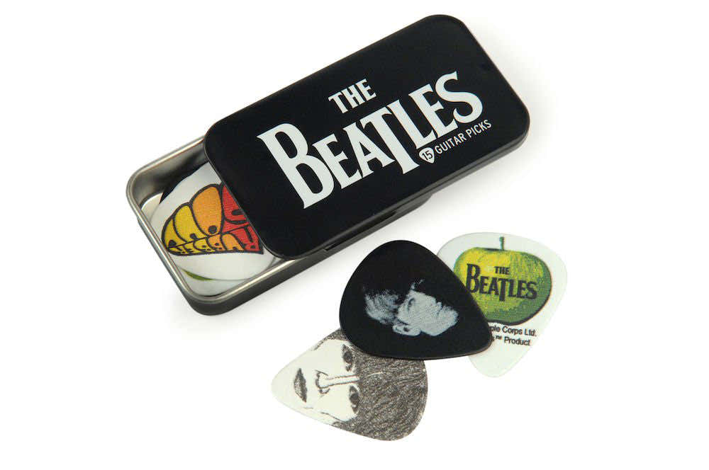 Beatles Signature Scatole di plettri per chitarra Logo 15 plettri