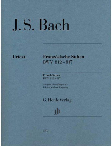 Bach J.S. - Suite Francesi BWV 812-817 (senza diteggiatura)