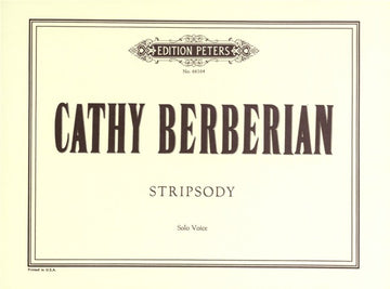 Berberian Cathy - Stripsody