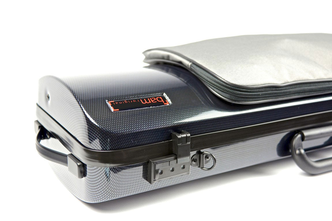 Custodia per Violino 4/4 Hightech + Tasca - Nero Carbonio