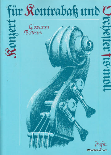 Deutscher Verlag FR Musik Bottesini G. - Konzert FüR Kontrabass FIS-moll - Contrabbasso & Piano