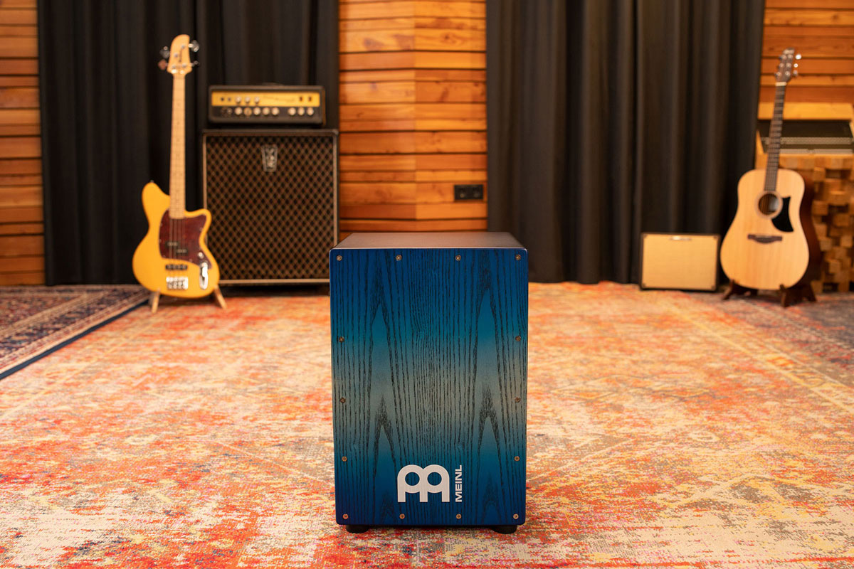 PERCUSSION HEADLINER SERIES SNARE CAJON PACIFIC BLUE FADE