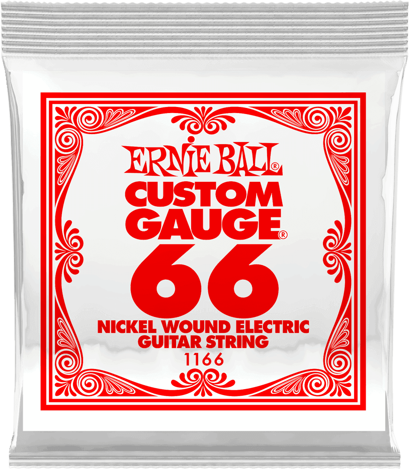 .066 NICKEL WOUND ELECTRIC GUITAR STRINGS