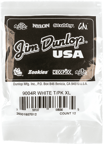 12 x Thumbpick White XL