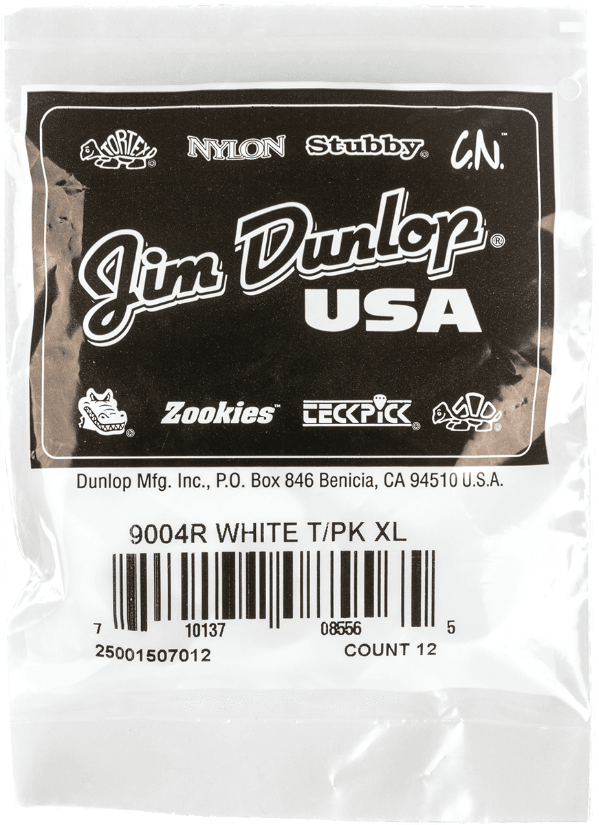 12 x Thumbpick White XL