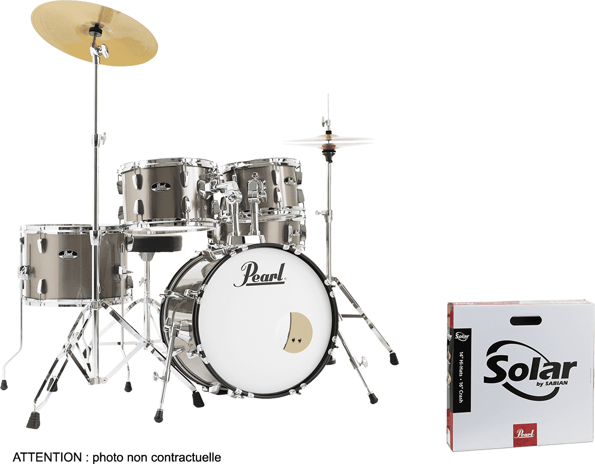 ROADSHOW JAZZ 18 BRONZE METALLIC + SOLAR CYMBALS