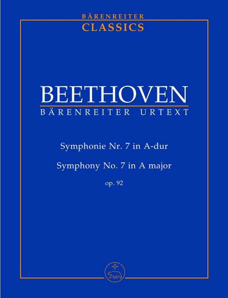 Beethoven L.von - Symphonie N°7 En La Majeur Op.92 - Partitura tascabile