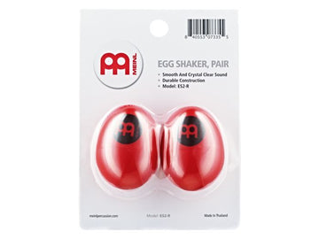 PLASTIC EGG SHAKERS RED