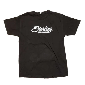 T-Shirt Sterling Logo01 Woman Black Size S