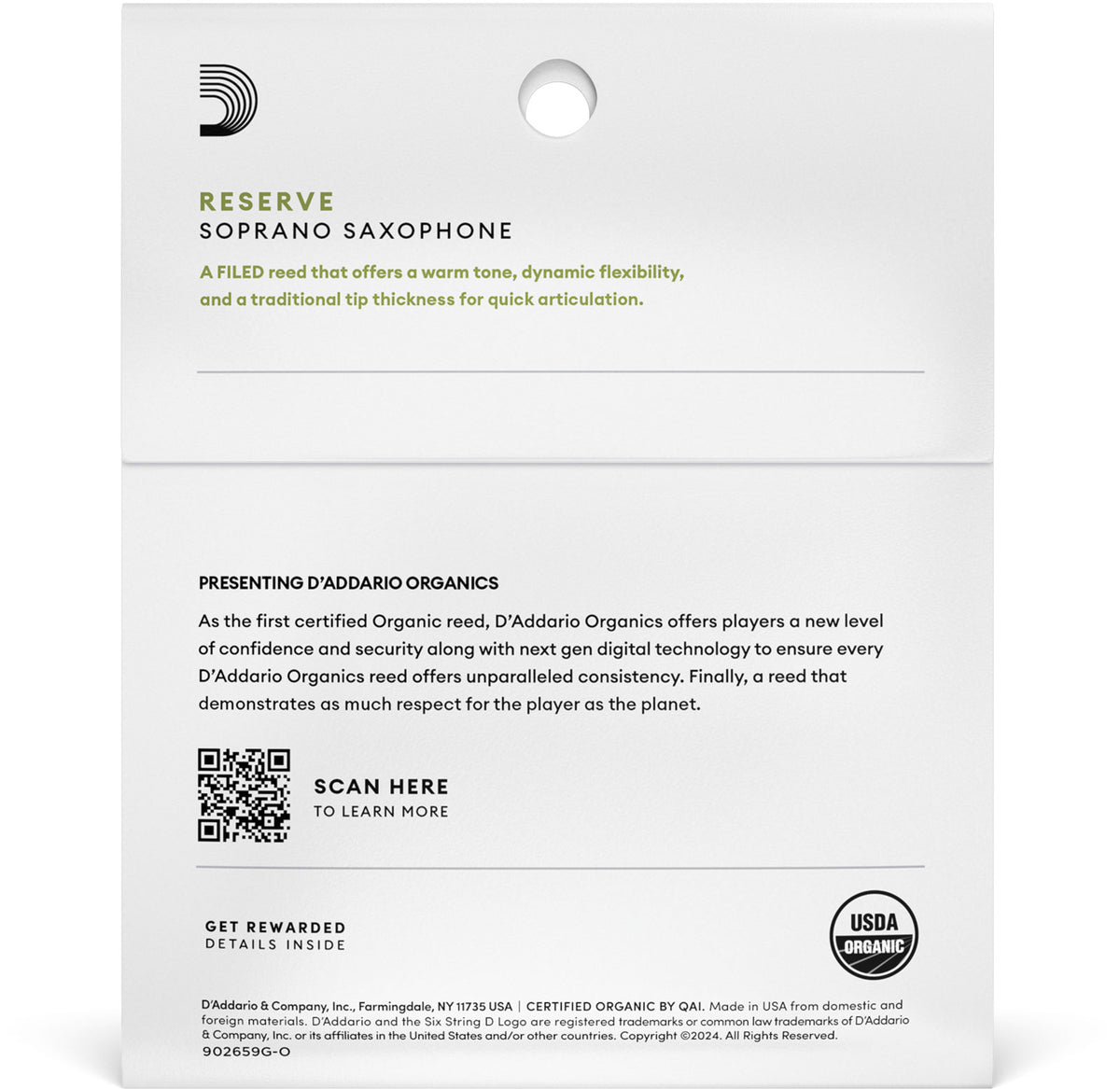 Organic Reserve 3,0+ Soprano Saxophone (x 3)