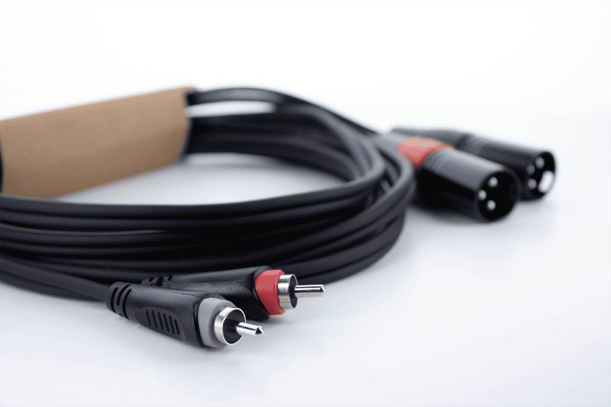 Cavo Audio Doppio XLR Maschio / RCA 3 M