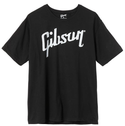 "M" T-shirt Lifestyle Gibson Logo effetto vissuto Nero