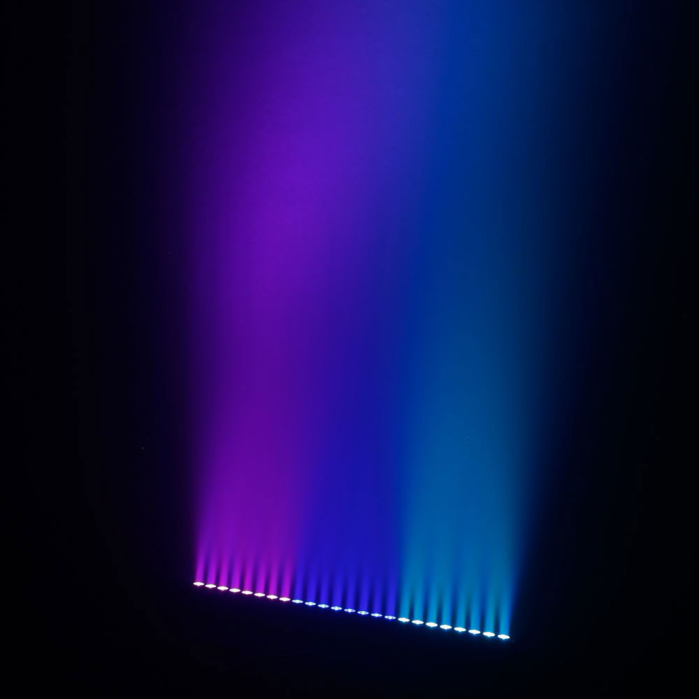 TRIBAR 400 IR - BARRA LED TRICOLORE (RGB) 24 X 3 W SCATOLA NERA CON TELECOMANDO A INFRAROSSI