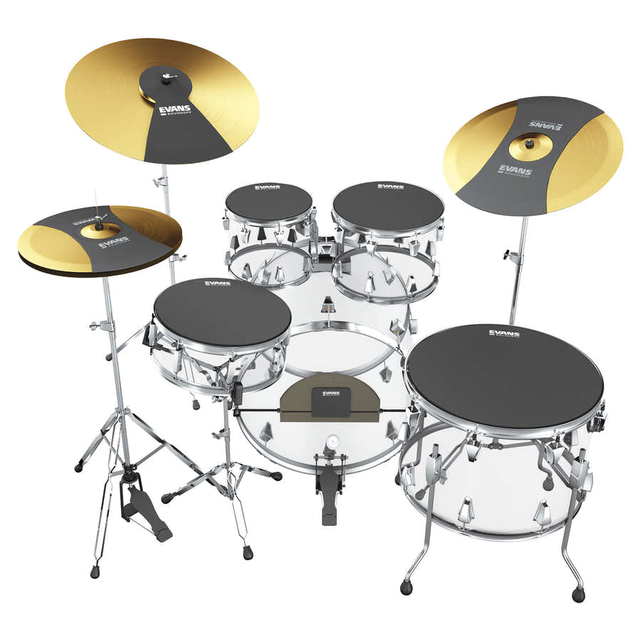 Set di sordine SoundOff Fusion 1/12/14/14 - 18 A 26 + Piatti