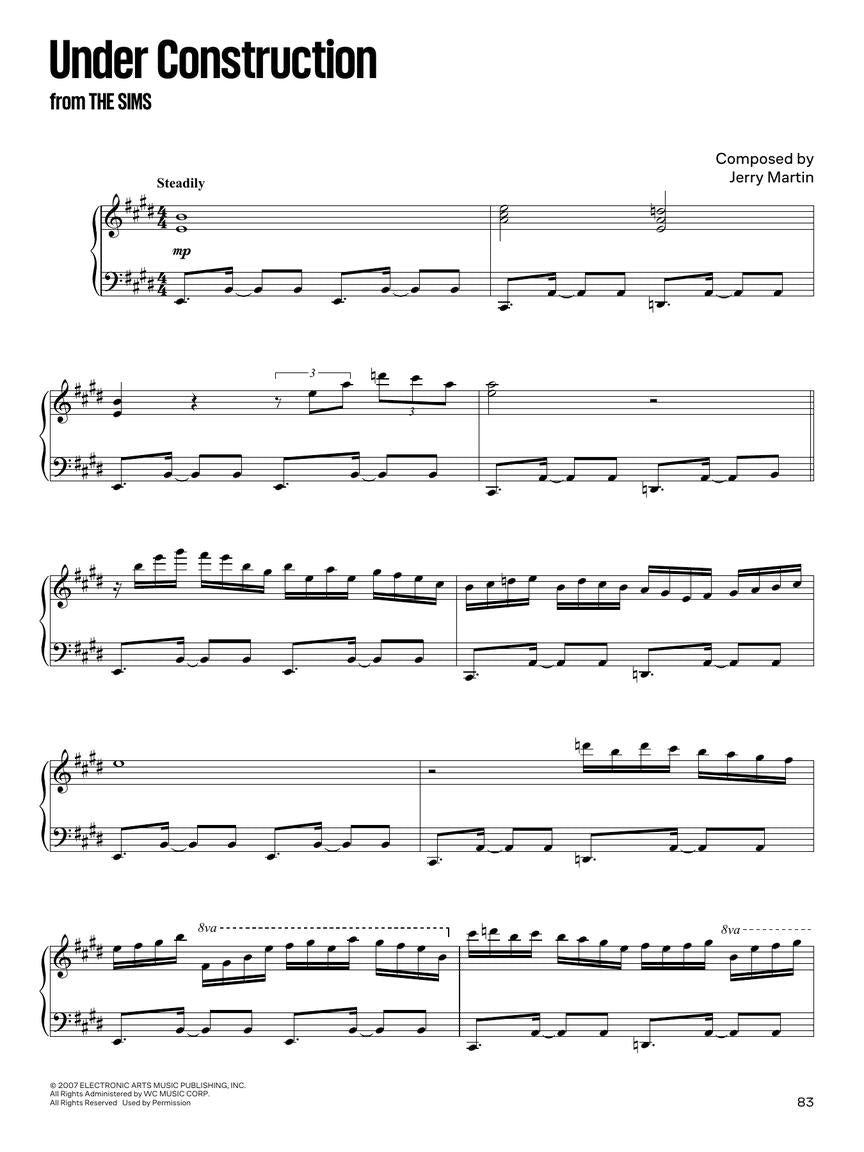 POPULAR VIDEO GAMES THEMES FOR PIANO SOLO