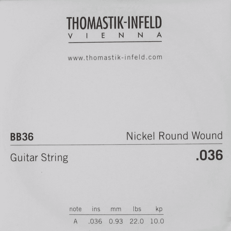 THOMASTIK STRINGS FOR ELECTRIC GUITARS STRINGS DETAIL.036