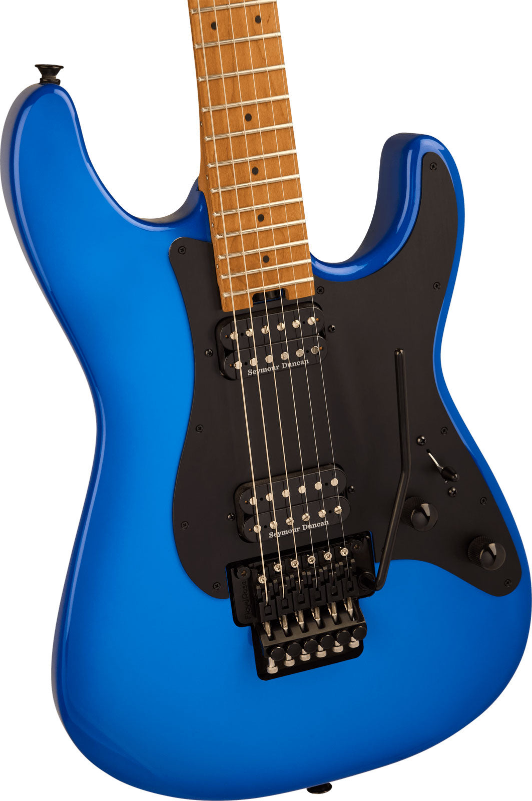 Pro-Mod Plus So-Cal Style 1 HH FR CM MN Caramellato Sfumatura Blu