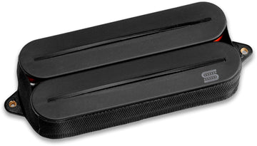 Humbucker Black Jupiter Rails 7 corde, firma di Wes Hauch, manico, nero