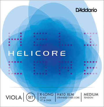 HELICORE "EXTRA-LONG SCALE" STRING SET FOR HELICORE VIOLA "MEDIUM TENSION