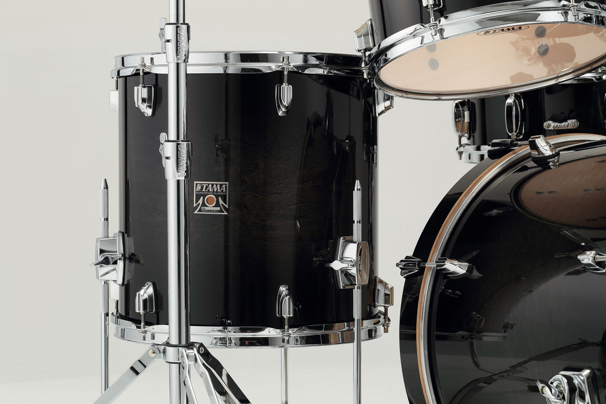 CL50RS-TPB - SUPERSTAR CLASSIC MAPLE 20/10/12/14/14X5 TRANSPARENT BLACK BURST