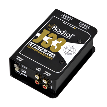 J33 DI preamplificatore phono attivo